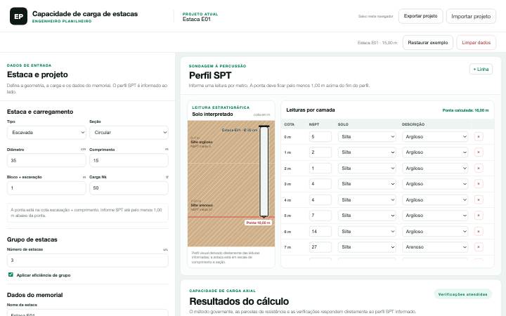 Capacidade de carga de estacas